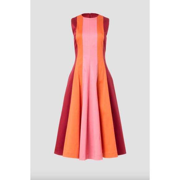 Roksanda Colorblocked Dress Sz 0 - Picture 3 of 8